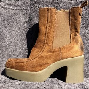 Lane Bryant suede boots